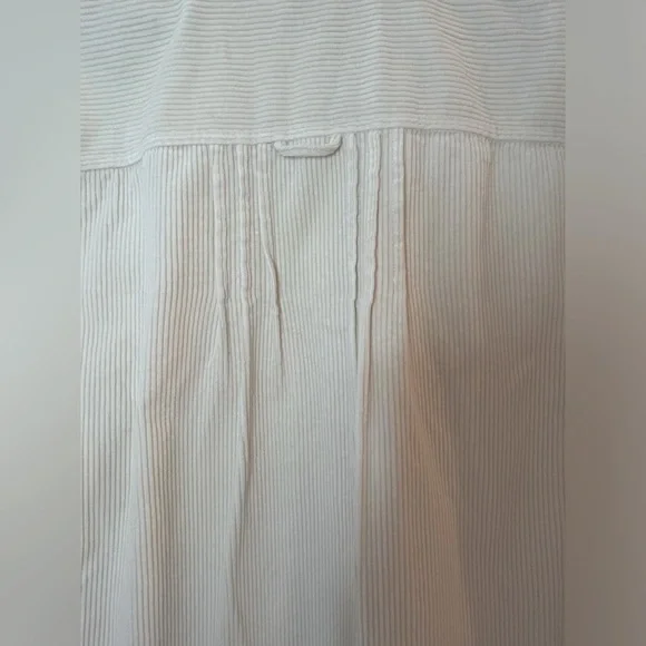 MADEWELL Mini Shirtdress, Corduroy, White/Cream, XXS - Picture 12 of 13